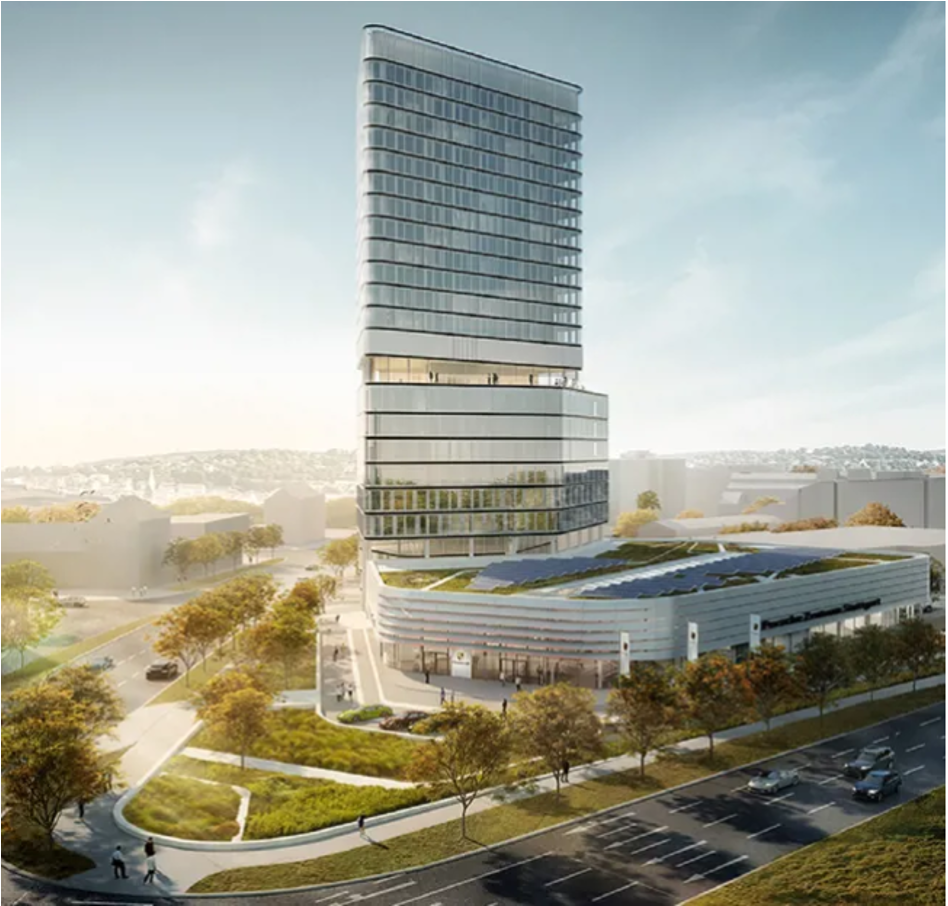 Porsche Design Tower Stuttgart - Büro, Hotel, Autohaus am Pragsattel_2